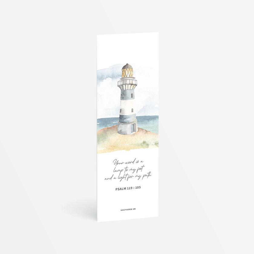 christian bookmark your word is a lamp to my feet 