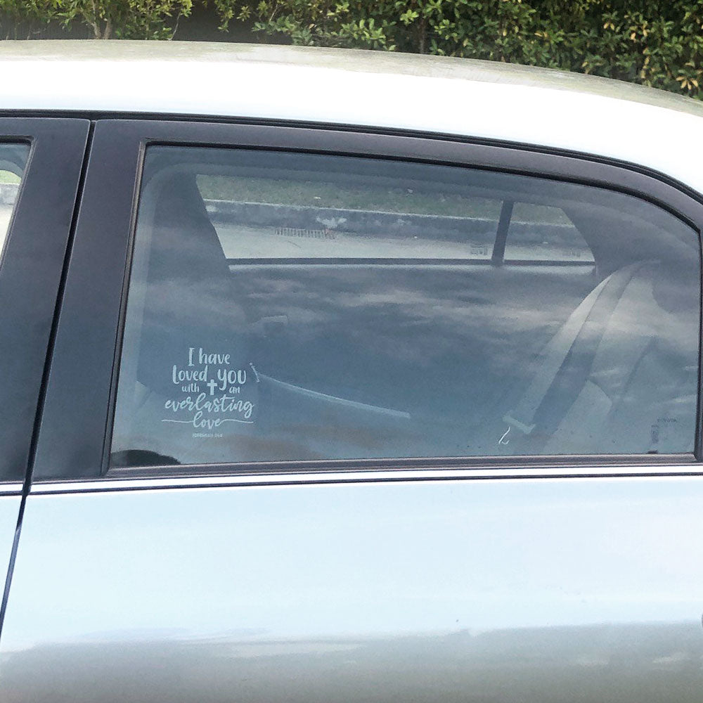 car decal everlasting love live example