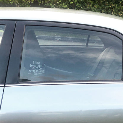 car decal everlasting love live example