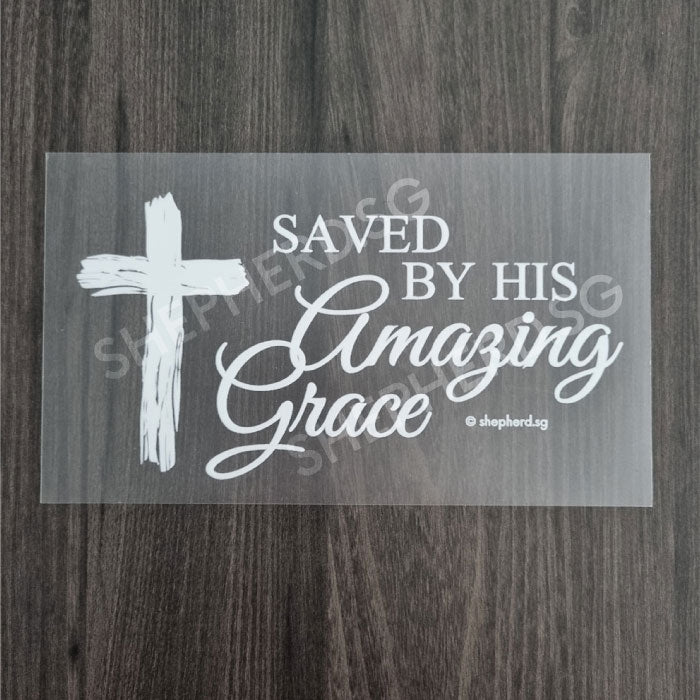 christian decal amazing grace