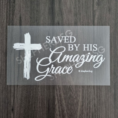 christian decal amazing grace