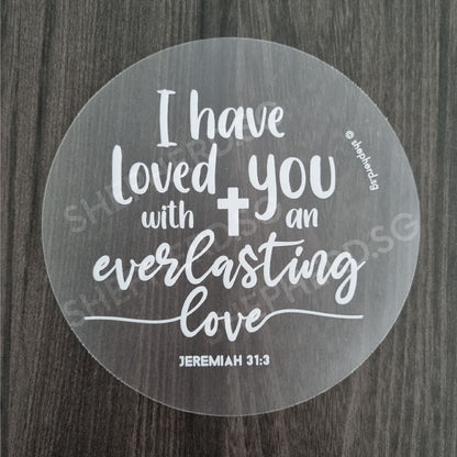christian decal jeremiah 31:3