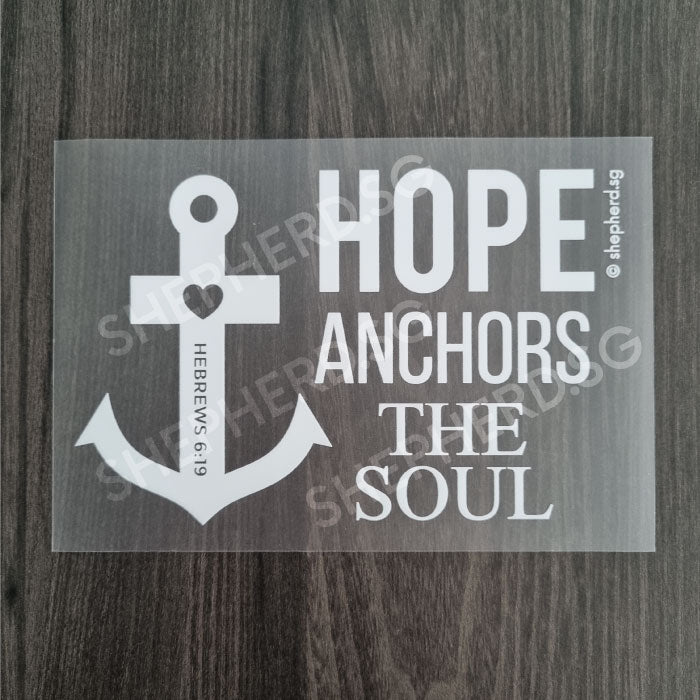 christian decal hebrews 6:19