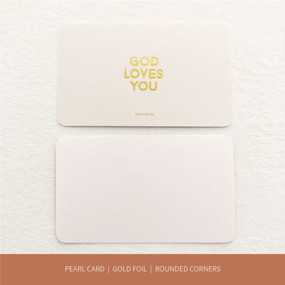 christian gift card god loves you