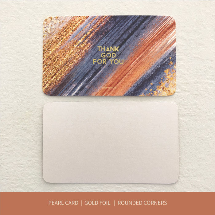 christian gift card thank god for you