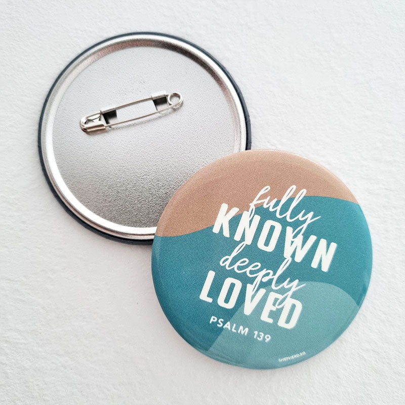 christian pin badge reverse pin image