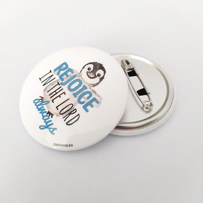 children pin badge reverse side