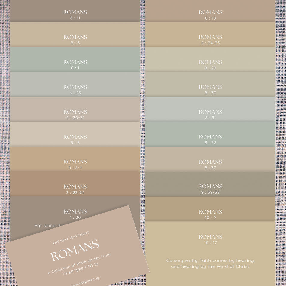 romans 1 to 10 bible verse set